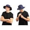 imageMISSION Cooling Anywhere Boonie Hat  Unisex WideBrim Hat for Men ampamp Women  Cools Up to 2 Hours  UPF 50 Sun ProtectionNavy