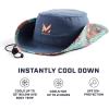 imageMISSION Cooling Bucket Hat  Unisex WideBrim Hat for Men ampamp Women  Lightweight Foldable ampamp Durable  Cools Up to 2 HoursSea Palm