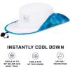 imageMISSION Cooling Bucket Hat  Unisex WideBrim Hat for Men ampamp Women  Lightweight Foldable ampamp Durable  Cools Up to 2 HoursTurn Light Gray