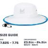 imageMISSION Cooling Bucket Hat  Unisex WideBrim Hat for Men ampamp Women  Lightweight Foldable ampamp Durable  Cools Up to 2 HoursTurn Light Gray