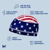imageMISSION Cooling Helmet Liner  Lightweight ampamp Breathable  Cools Up to 2 Hours  UPF 50 Sun Protection  Machine WashableUsa Flag