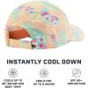 imageMISSION Cooling UPF Performance Hat  Unisex One Size Cap for Workouts Golf ampamp Running  Sweat ampamp Water Activated TechnologyJunglebird Tropical Peach