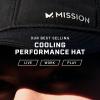 imageMISSION Cooling UPF Performance Hat  Unisex One Size Cap for Workouts Golf ampamp Running  Sweat ampamp Water Activated TechnologyJunglebird Tropical Peach