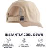 imageMISSION Cooling UPF Performance Hat  Unisex One Size Cap for Workouts Golf ampamp Running  Sweat ampamp Water Activated TechnologySand