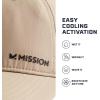 imageMISSION Cooling UPF Performance Hat  Unisex One Size Cap for Workouts Golf ampamp Running  Sweat ampamp Water Activated TechnologySand