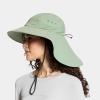 imageCooling Sun Defender Sun Hat UPF 50 UV Protection for Men Women Wide Brim Outdoor Hat for Hiking Fishing Beach GardeningHedge Green