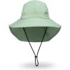 imageCooling Sun Defender Sun Hat UPF 50 UV Protection for Men Women Wide Brim Outdoor Hat for Hiking Fishing Beach GardeningHedge Green