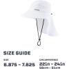 imageCooling Sun Defender Sun Hat UPF 50 UV Protection for Men Women Wide Brim Outdoor Hat for Hiking Fishing Beach GardeningWhite