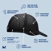 imageMISSION Cooling Flex Varsity Hat  Unisex Baseball Cap  Lightweight ampamp Stretch Fit  Cools Up to 2 Hours  UPF 50 ProtectionBlack