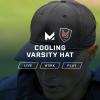 imageMISSION Cooling Flex Varsity Hat  Unisex Baseball Cap  Lightweight ampamp Stretch Fit  Cools Up to 2 Hours  UPF 50 ProtectionBlack