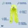 imageMISSION Cooling Hoodie Towel Hood Towel Evaporative Cool Technology Cools Instantly When Wet UPF 50 Sun Protection Contours Your Head to Stay in Place Great for Sports Fitness GymHi Vis Yellow