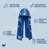 imageMISSION Cooling Hoodie Towel Hood Towel Evaporative Cool Technology Cools Instantly When Wet UPF 50 Sun Protection Contours Your Head to Stay in Place Great for Sports Fitness GymAstra Lapis Blue