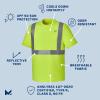imageMISSION Cooling Safety Shirt HiVis Yellow Reflective Design Cools Up to 2 Hours  UPF 50 Sun Protection  ANSI Certified