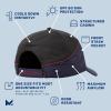 imageMISSION Cooling Summit Hat  Unisex Baseball Cap  Lightweight ampamp Adjustable  Cools Up to 2 Hours  UPF 50 Sun ProtectionBlackNavy