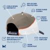 imageMISSION Cooling Summit Hat  Unisex Baseball Cap  Lightweight ampamp Adjustable  Cools Up to 2 Hours  UPF 50 Sun ProtectionOliveNavy