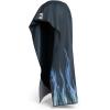 imageMISSION Max Plus Cooling Hoodie Towel Hood Towel Cools Instantly When Wet UPF 50 Sun Protection Contours Your Head to Stay in Place Great for Sports Fitness Gym BlackGhost Flames