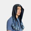 imageMISSION Max Plus Cooling Hoodie Towel Hood Towel Cools Instantly When Wet UPF 50 Sun Protection Contours Your Head to Stay in Place Great for Sports Fitness Gym BlackGhost Flames