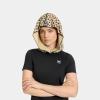 imageMISSION Max Plus Cooling Hoodie Towel Hood Towel Cools Instantly When Wet UPF 50 Sun Protection Contours Your Head to Stay in Place Great for Sports Fitness Gym BlackLeopard