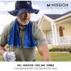 imageMISSION Max Plus Cooling Towel Soft Durable Microfiber  Cools Up to 3 Hours  UPF 50 Sun Protection  Machine WashableMission Blue