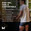 imageMISSION Mesh Boxer Briefs 6 Mens Underwear  Performance Heat Release  3 PackGrayBlackMatrix Camo