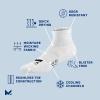 imageMISSION Pinnacle Dry Comfort Ankle Socks  3 PackWhite