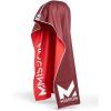 imageMISSION Reversible Cooling Hoodie Towel Hood Towel Cools Instantly When Wet UPF 50 Sun Protection Contours Your Head to Stay in Place Great for Sports Fitness Gym White MultiRed Burgundy