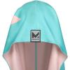 imageMISSION Reversible Cooling Hoodie Towel Hood Towel Cools Instantly When Wet UPF 50 Sun Protection Contours Your Head to Stay in Place Great for Sports Fitness Gym White MultiPink Mint