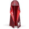 imageMISSION Reversible Cooling Hoodie Towel Hood Towel Cools Instantly When Wet UPF 50 Sun Protection Contours Your Head to Stay in Place Great for Sports Fitness Gym White MultiRed Burgundy