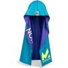 imageMISSION Reversible Cooling Hoodie Towel Hood Towel Cools Instantly When Wet UPF 50 Sun Protection Contours Your Head to Stay in Place Great for Sports Fitness Gym White MultiTeal Purple