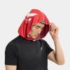 imageMISSION Reversible Cooling Hoodie Towel Hood Towel Cools Instantly When Wet UPF 50 Sun Protection Contours Your Head to Stay in Place Great for Sports Fitness Gym White MultiRed Burgundy