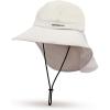 imageCooling Sun Defender Sun Hat UPF 50 UV Protection for Men Women Wide Brim Outdoor Hat for Hiking Fishing Beach GardeningGlacier Grey