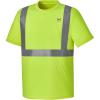 imageMISSION Cooling Safety Shirt HiVis Yellow Reflective Design Cools Up to 2 Hours  UPF 50 Sun Protection  ANSI Certified