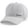 imageMISSION Cooling Vented Performance Hat Unisex One Size Cap for Workouts Golf ampamp Running Sweat ampamp Water Activated TechnologyAlloy Heather