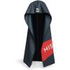 imageMISSION Max Plus Cooling Hoodie Towel Hood Towel Cools Instantly When Wet UPF 50 Sun Protection Contours Your Head to Stay in Place Great for Sports Fitness Gym BlackBlack