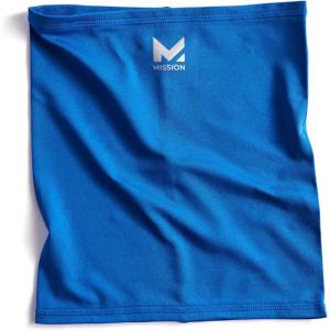 imageMISSION Cooling Compact 6in1 Neck Gaiter Mission Blue  Lightweight ampamp Durable  Cools Up to 2 Hours  UPF 50 Sun Protection  Machine Washable