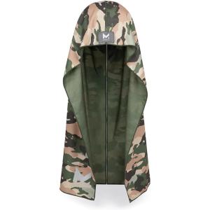 imageMISSION Cooling Hoodie Towel Hood Towel Evaporative Cool Technology Cools Instantly When Wet UPF 50 Sun Protection Contours Your Head to Stay in Place Great for Sports Fitness GymClassic Camo Safari