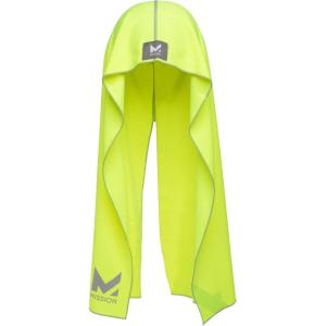 imageMISSION Cooling Hoodie Towel Hood Towel Evaporative Cool Technology Cools Instantly When Wet UPF 50 Sun Protection Contours Your Head to Stay in Place Great for Sports Fitness GymHi Vis Yellow