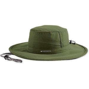 imageMISSION Cooling UPF Boonie Hat  Unisex Sun Hat for Hiking Beach ampamp Fishing  Sweat ampamp Water Activated TechnologyBronze Green