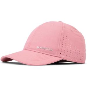 imageMISSION Cooling Vented Performance Hat Unisex One Size Cap for Workouts Golf ampamp Running Sweat ampamp Water Activated TechnologyLilas