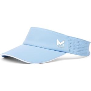 imageMISSION Structured Cooling Visor  Unisex One Size Cap for Tennis Golf ampamp Running  Lightweight ampamp DurableVista Blue
