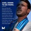 imageMISSION Dual Action Cooling ampamp Drying Towel PeacoatBering Sea  Cools Up to 6 Hours  Moisture ampamp Sweat Absorbent  UPF 50 Sun Protection  Machine WashablePeacoatBering Sea