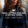 imageMISSION Dual Action Cooling ampamp Drying Towel PeacoatBering Sea  Cools Up to 6 Hours  Moisture ampamp Sweat Absorbent  UPF 50 Sun Protection  Machine WashableMission Blue