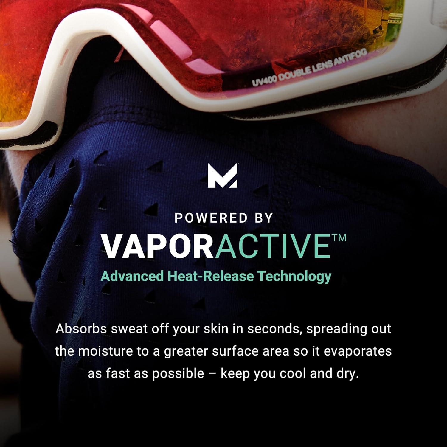 imageMISSION AllSeason Adjustable Neck Gaiter Anthracite  Lightweight  UltraDrying Fabric  Absorbs Sweat in Seconds  UPF 50 Sun Protection  Machine Washable