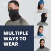 image:imageMISSION MultiUse Neck Gaiter Face Mask for Ski amp Outdoors UPF 50 Breathable Lightweight FabricCharcoal