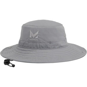 image:imageMISSION Cooling Bucket Hat  Unisex WideBrim Hat for Men amp Women  Lightweight Foldable amp Durable  Cools Up to 2 HoursCharcoal Mission Print
