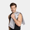 image:imageMISSION Enduracool Performance Towel Instant Cooling Up to 8 Hours UPF 50 Fast Drying for Outdoors Running Sports Hiking Camping Gym Ash Gray MediumAsh Gray