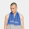 image:imageMISSION Enduracool Performance Towel Instant Cooling Up to 8 Hours UPF 50 Fast Drying for Outdoors Running Sports Hiking Camping Gym Ash Gray MediumCobalt Blue