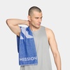 image:imageMISSION Enduracool Performance Towel Instant Cooling Up to 8 Hours UPF 50 Fast Drying for Outdoors Running Sports Hiking Camping Gym Ash Gray MediumCobalt Blue