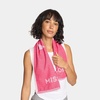 image:imageMISSION Enduracool Performance Towel Instant Cooling Up to 8 Hours UPF 50 Fast Drying for Outdoors Running Sports Hiking Camping Gym Ash Gray MediumFuchsia